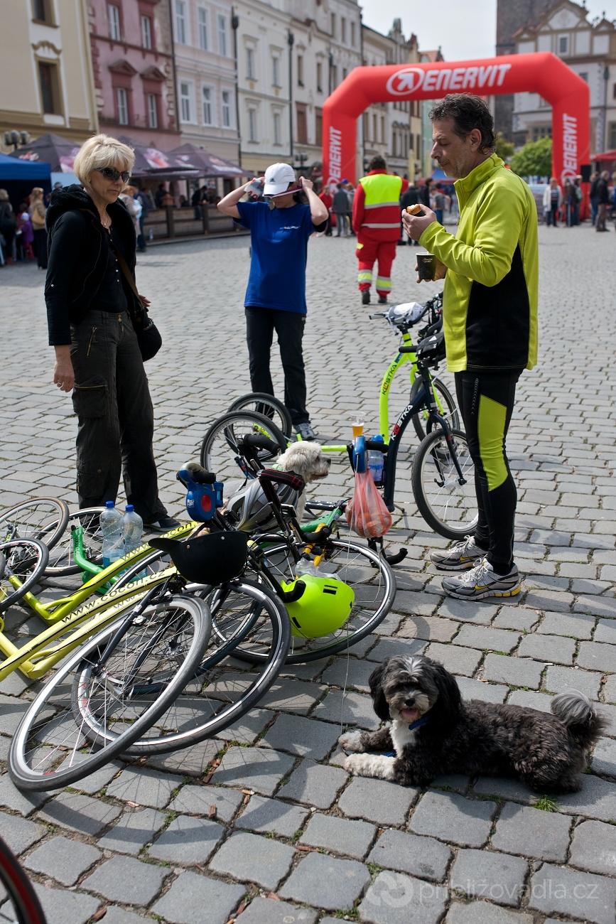 Pardubický vinařský půlmaraton – závod koloběžek