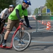 Pardubický vinařský půlmaraton – závod koloběžek