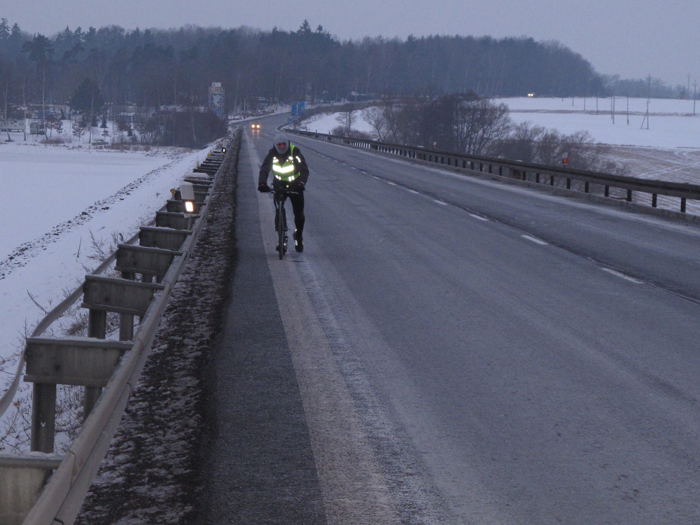 Na koloběžce z Aše na Pražský hrad – 210 km v lednovém mrazu