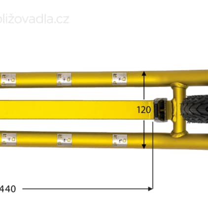 Kostka Tour Pro (G7) – stupátko a zadní stavba