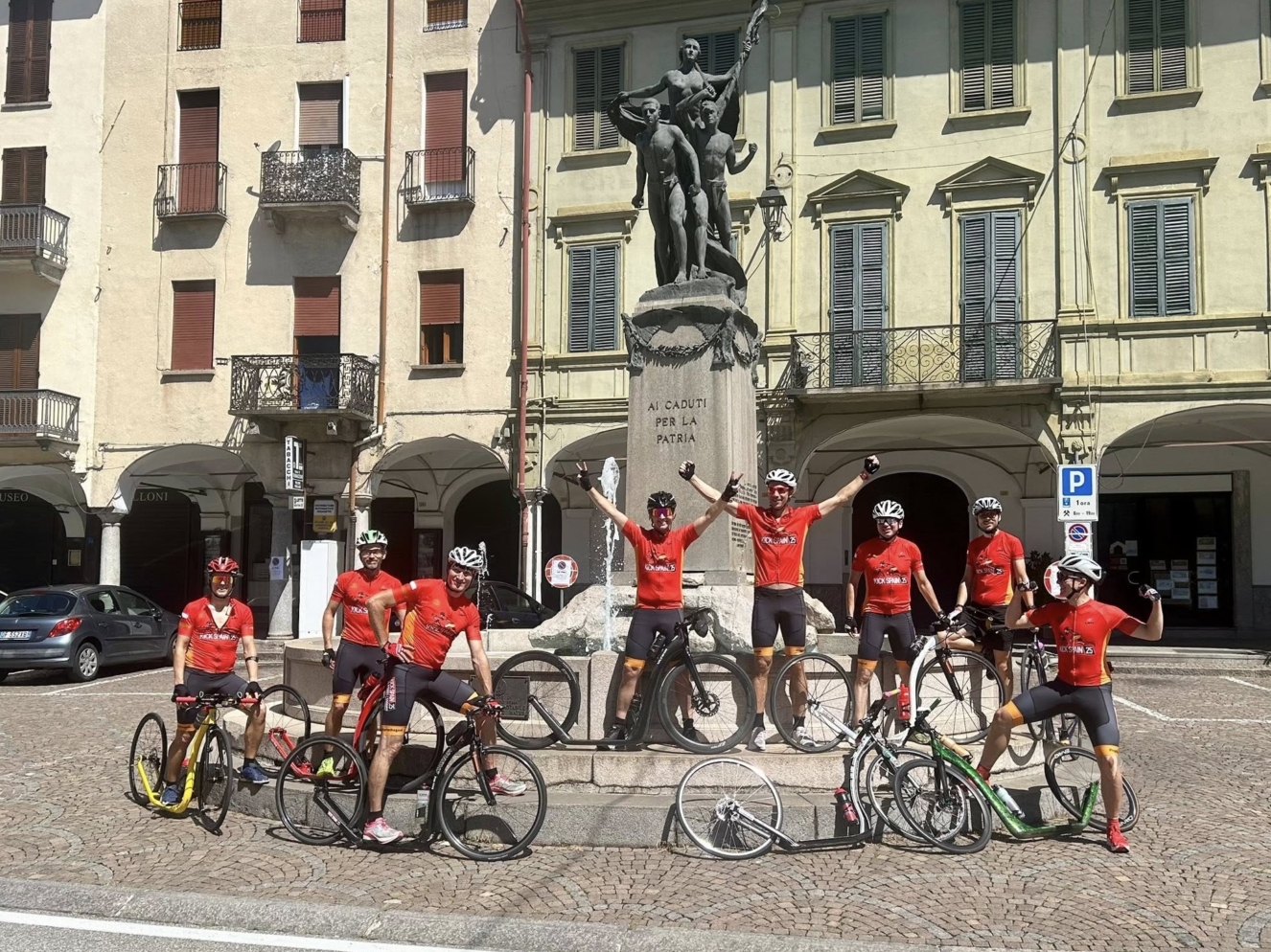 Z první etapy Vuelty na koloběžkách | Zdroj foto FB Kick Spain 25