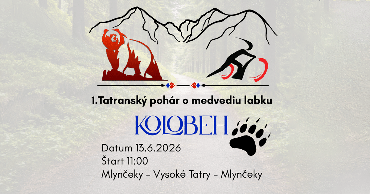 Do Vysokých Tater na koloběžce pro medvědí tlapku