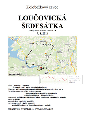 Koloběžkové závody Loučovcká šedesátka